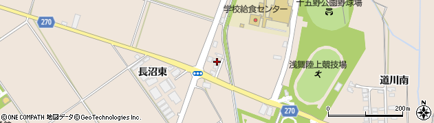秋田県横手市平鹿町浅舞間兵衛野周辺の地図