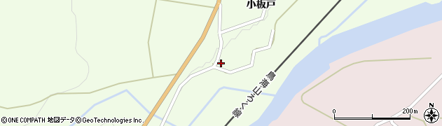 秋田県由利本荘市矢島町川辺（布目）周辺の地図
