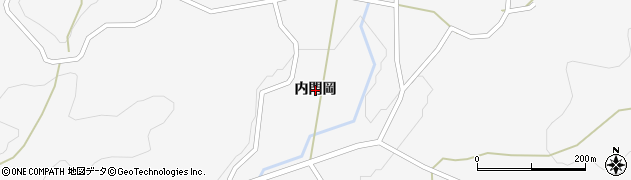 岩手県北上市稲瀬町（内門岡）周辺の地図