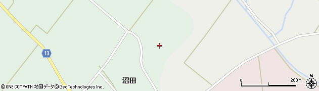 秋田県横手市雄物川町谷地新田上荒谷地周辺の地図