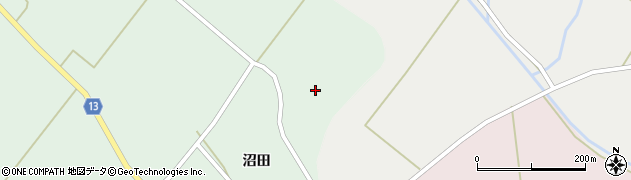 秋田県横手市雄物川町谷地新田（上荒谷地）周辺の地図