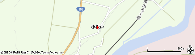秋田県由利本荘市矢島町川辺（小板戸）周辺の地図