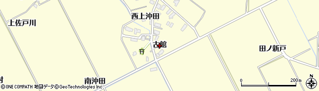 秋田県横手市平鹿町醍醐（古館）周辺の地図