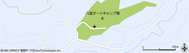 秋田県由利本荘市東由利田代沢中周辺の地図