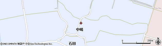 秋田県にかほ市田抓中嶋43周辺の地図