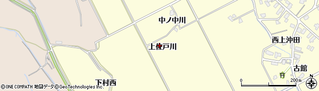 秋田県横手市平鹿町醍醐上佐戸川3周辺の地図