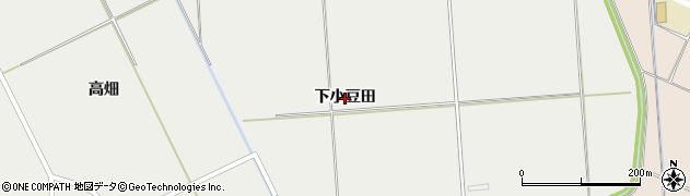 秋田県横手市平鹿町樽見内（下小豆田）周辺の地図