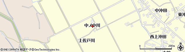 秋田県横手市平鹿町醍醐中ノ中川周辺の地図