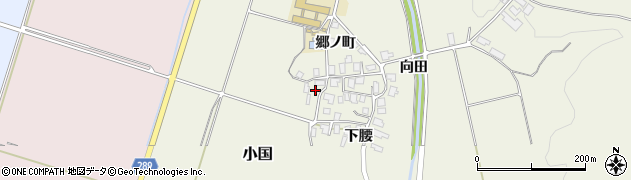 秋田県にかほ市小国下腰19周辺の地図