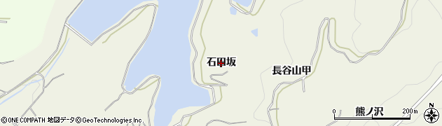 秋田県横手市大屋寺内（石田坂）周辺の地図