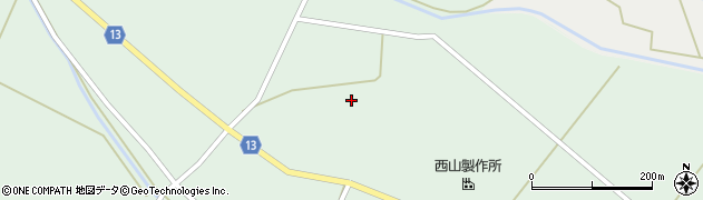 秋田県横手市雄物川町谷地新田（堤添）周辺の地図