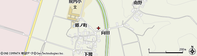 秋田県にかほ市小国（道下）周辺の地図