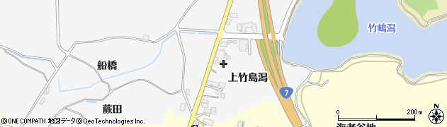 秋田県にかほ市飛上竹島潟27周辺の地図