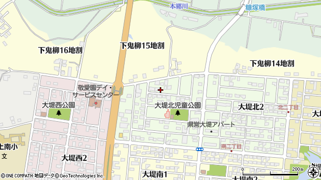 〒024-0052 岩手県北上市大堤北の地図