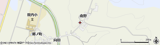 秋田県にかほ市小国南野44周辺の地図