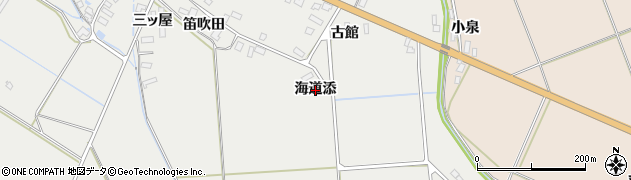 秋田県横手市平鹿町樽見内（海道添）周辺の地図