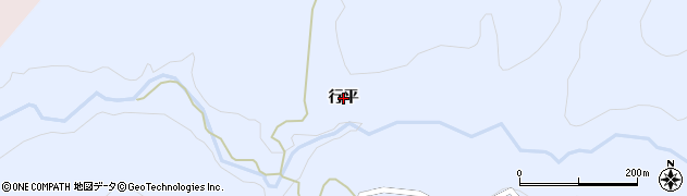 秋田県由利本荘市矢島町立石（行平）周辺の地図