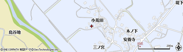 秋田県にかほ市田抓榎下45周辺の地図