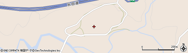 秋田県横手市山内筏（山神）周辺の地図