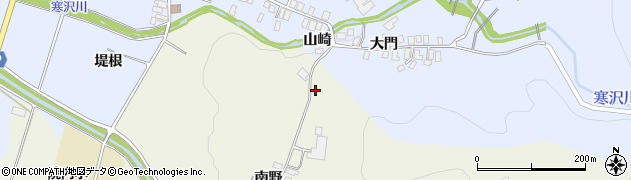 秋田県にかほ市小国南野8周辺の地図