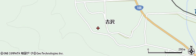 秋田県由利本荘市吉沢（吉沢後田）周辺の地図