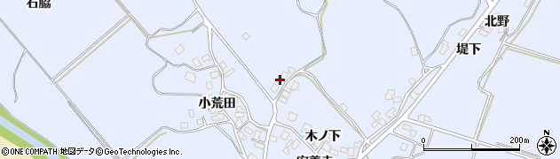 秋田県にかほ市田抓（迂堂森）周辺の地図
