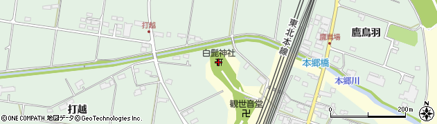 白髭神社周辺の地図