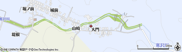 秋田県にかほ市院内大門62-5周辺の地図