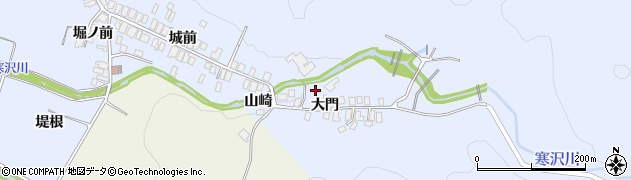 秋田県にかほ市院内大門62周辺の地図