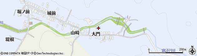 秋田県にかほ市院内大門62-3周辺の地図