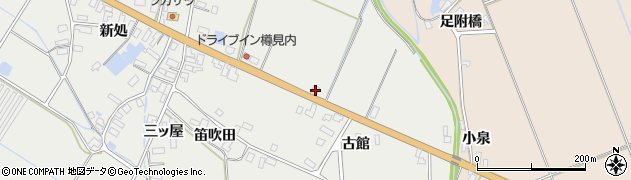 秋田県横手市平鹿町樽見内堀田8周辺の地図