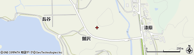 秋田県横手市大屋寺内（嬲沢）周辺の地図