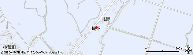 秋田県にかほ市田抓堤下55周辺の地図
