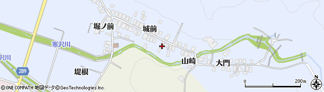 秋田県にかほ市院内城前8周辺の地図