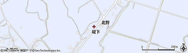 秋田県にかほ市田抓北野125-1周辺の地図