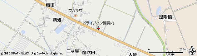 秋田県横手市平鹿町樽見内堀田212周辺の地図