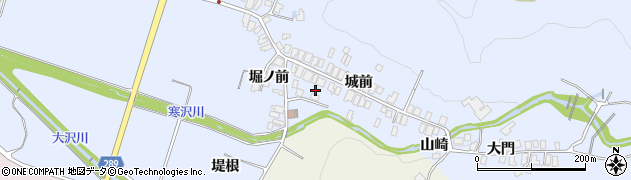 秋田県にかほ市院内城前19周辺の地図