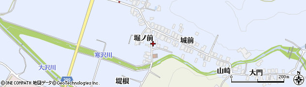 秋田県にかほ市院内城前35周辺の地図