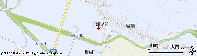 秋田県にかほ市院内堀ノ前67周辺の地図