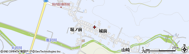 秋田県にかほ市院内城前52周辺の地図