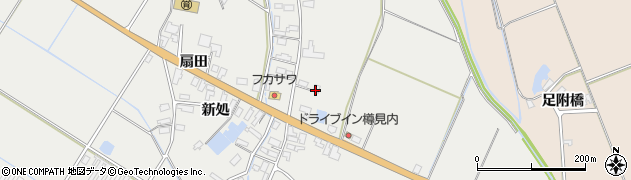 秋田県横手市平鹿町樽見内堀田周辺の地図