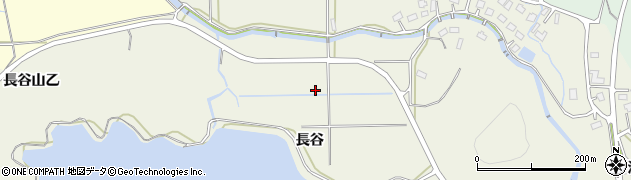 秋田県横手市大屋寺内（長谷）周辺の地図