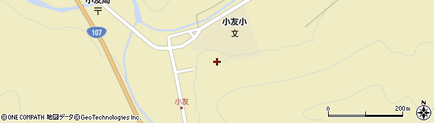 岩手県遠野市小友町（１６地割）周辺の地図