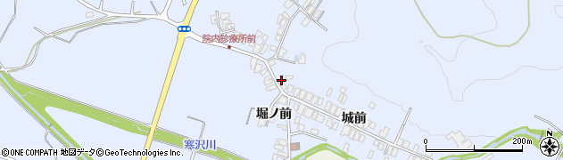 秋田県にかほ市院内城前39周辺の地図