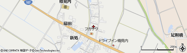 秋田県横手市平鹿町樽見内堀田179周辺の地図