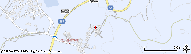 秋田県にかほ市院内〆カケ28周辺の地図