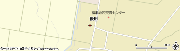 秋田県横手市雄物川町柏木後田14周辺の地図