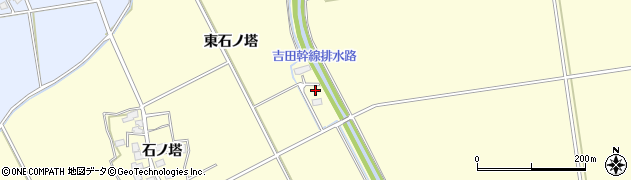秋田県横手市平鹿町醍醐（上藤嶋）周辺の地図