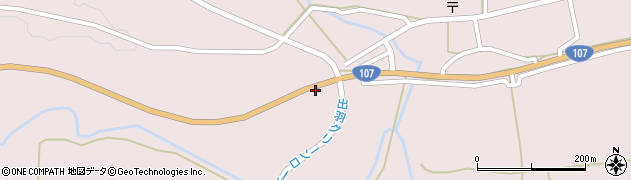 秋田県横手市雄物川町大沢新道24周辺の地図