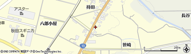 秋田県横手市柳田笹崎110周辺の地図